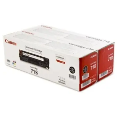 Canon tonerová kazeta CRG-718Bk - 2 pack (CRG718BK)
