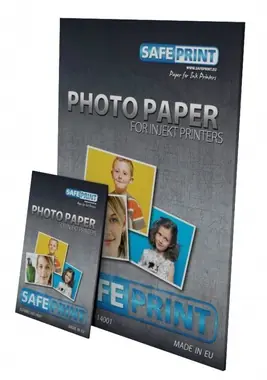 SAFEPRINT Fotopapír pro ink tiskárny LESKLÝ, 260 g, A6, 10 sheets