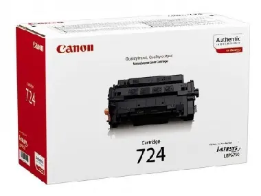 Canon CRG-724 originální toner / 6.000 stran / Černý