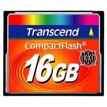 Transcend Compact Flash karta 133x 16GB