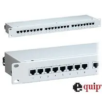 STP Patchpanel, equip, Cat.6, 24-Port