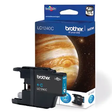 Brother LC-1240C originálníní cartridge / MFC-J6510DW, MFC-J6710DW / 600 stran / Modrá