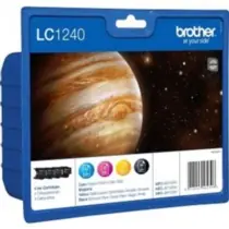 Brother LC-1240 originálníní cartridge / MFC-J6510DW / 1x 1.200 + 3x 600 stran / MultiPack