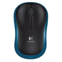 Logitech myš Wireless Mouse M185 / optická / 3 tlačítka / modrá-černá