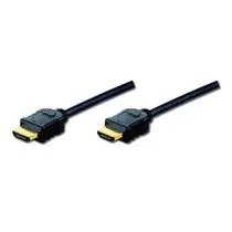 Digitus Highspeed Ethernet HDMI (1.4) propojovací kabel, 3x stíněný, AWG 30,  2m, pozl. kontakty / doprodej