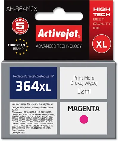 ACJ Ink cartridge HP CB324 Premium Mag XL AH-C24 - 12 ml