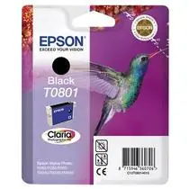 EPSON T0801 ink čer R265/360,RX560/585,PX700W