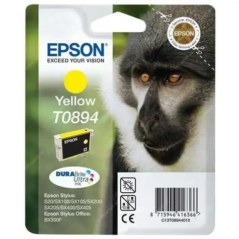Epson T0894 originální cartridge / 3.5 ml / Žlutá