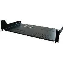 Triton Polička s perforací 1U/150mm (RAX-UP-150-A1) / max. nosnost 15kg