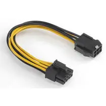 AKASA kabel AK-CB051 redukce PCIe na ATX12V 15cm