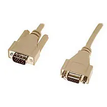 Wiretek Kabel VGA prodlužovací 15m 15M/15F stíněný