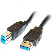 Wiretek Kabel USB3.0 A-B 2m (A-M/B-M)