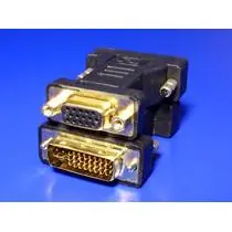 OEM Redukce konektoru DVI/VGA DVI-A(M) - FD15HD zlacený