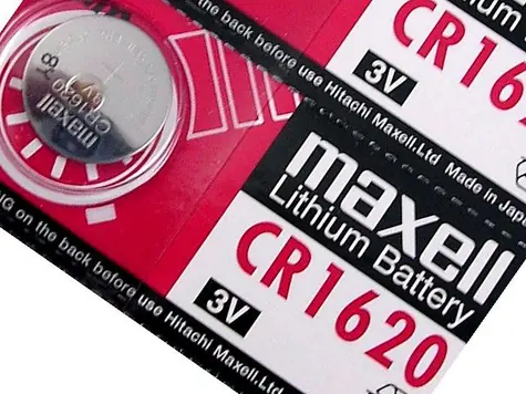 Knoflíková baterie CR1620 Maxell - lithiová baterie