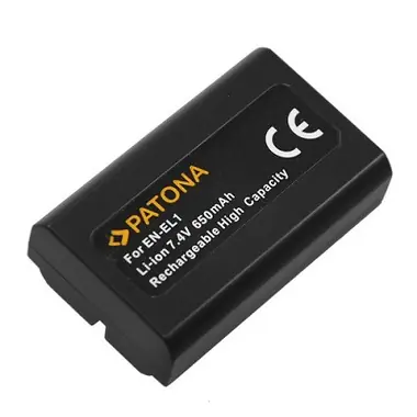 PATONA baterie pro foto Nikon ENEL1 650mAh