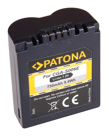 PATONA Aku Panasonic CGA-S006E 750mAh