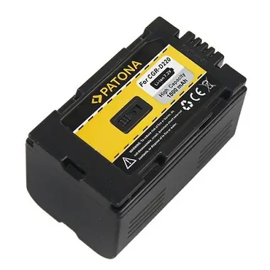 PATONA baterie pro foto Panasonic CGR D220 1600mAh