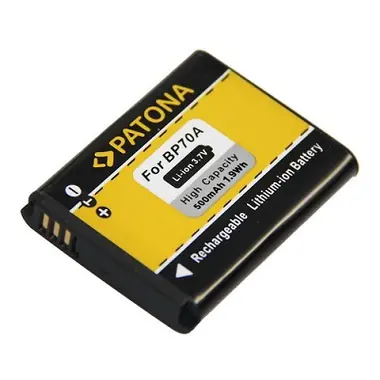 PATONA baterie pro foto Samsung SLB70A 500mAh