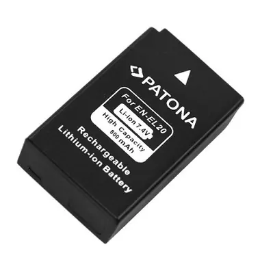 PATONA baterie pro foto Nikon ENEL20 800mAh