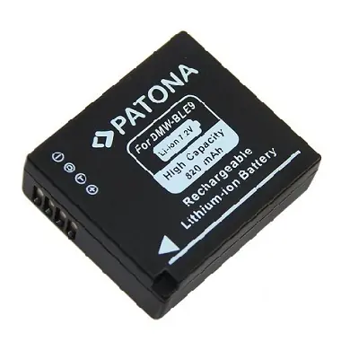 PATONA baterie pro foto Panasonic DMW-BLE9 820mAh