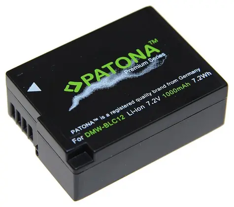 PATONA Aku Panasonic DMW-BLC12 E 1000mAh Li-Ion Premium