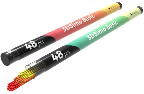 3DSimo Basic Filament PCL1 (žlutá & oranžová & červená)