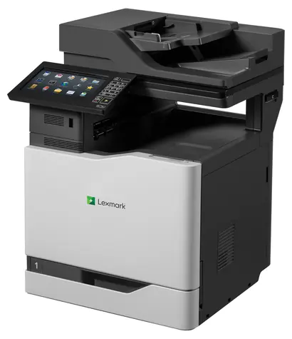 Lexmark CX860de / A4 / Barevná laser. multifun. / 2400x600 dpi / tisk & kopírování & sken & fax / USB & LAN