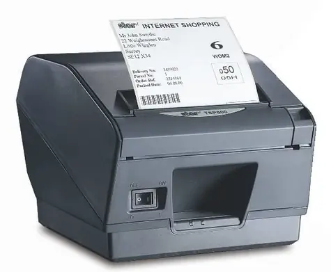 STAR Micronics TSP847IID-24 RS-232 šedá / pokladní / Termotiskárna / RS-232 / řezačka / bez zdroje