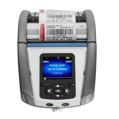 ZEBRA ZQ620 HC Wi-Fi šedá / mobilní / Termotiskárna / 203dpi / 3250mAh / BT / Wi-Fi