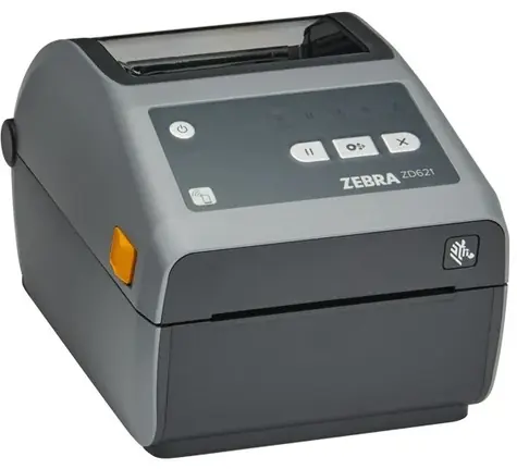 ZEBRA ZD621d (ZD6A042-D0EF00EZ) 203dpi šedá / DT / Tiskárna samolepicích štítků / 203dpi / USB+BT+LAN+RS232