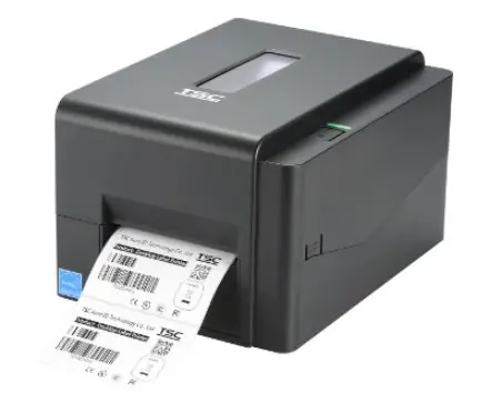 TSC TE210 / Stolní termotiskárna etiket / TT-DT / 203 dpi / 108mm / USB / RS232 / LAN / Wi-Fi / černá