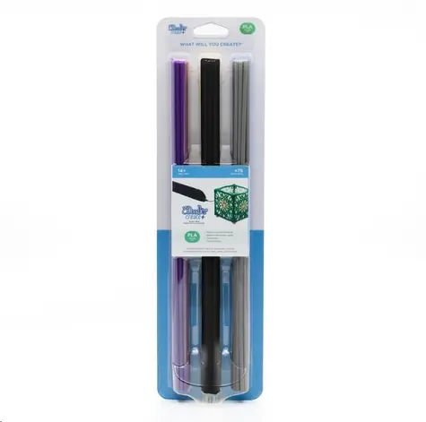 3Doodler náplň PLA pro 3D pero Create 75ks - černá/fialová/šedá