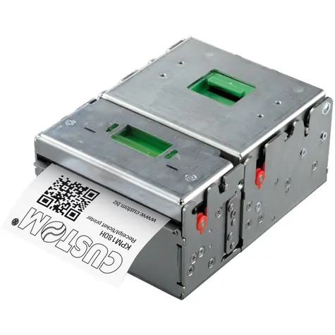 Custom KPM180H / kiosková termotiskárna / 20-82.5mm / 200 & 300dpi / RS-232 / USB / LAN