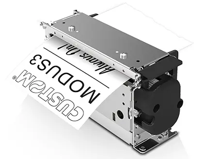 Custom MODUS3 X / kiosková termotiskárna / 54-82.5mm / 203 dpi / RS-232 / USB