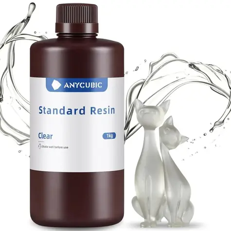 AnyCubic UV Resin Standard Clear 1 kg / UV pryskyřice - tekutý tiskový materiál