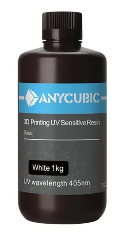 AnyCubic UV Resin Standard White 1 kg / UV pryskyřice - tekutý tiskový materiál