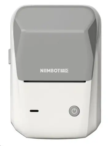Niimbot B1 Smart šedá / Tiskárna štítků + role štítků 210ks / 203 dpi / BT / USB-C