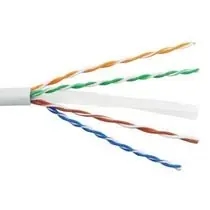PremiumCord UTP CAT6 100m / TP kabel 4x2 / 24AWG / lanko / čistá měď / šedá