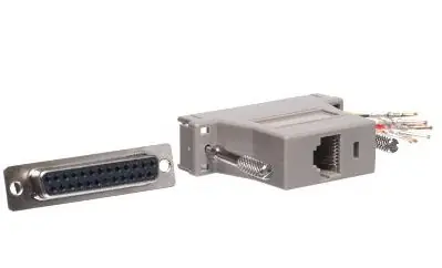 PremiumCord Redukce 25F-RJ45 zásuvka