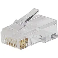 PremiumCord konektor RJ45 Cat5E pro drát - 1ks
