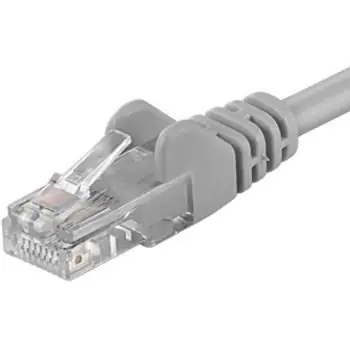 PremiumCord UTP CAT6 3m / Patch kabel / RJ45-RJ45 / šedá