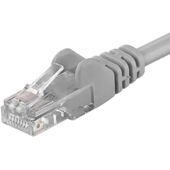 PremiumCord UTP CAT5E 3m / Patch kabel / RJ45-RJ45 / šedá