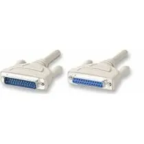 PremiumCord Datový kabel 25M-25F 10m 25ž.