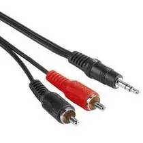 PremiumCord Kabel Jack 3.5mm-2xCINCH M/M 10m AK 243 10M