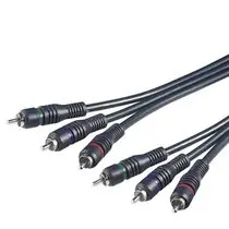 PremiumCord Kabel 3x CINCH-3x CINCH M/M 10m HQ