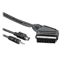 PremiumCord Kabel SCART-S-video+sjack3.5