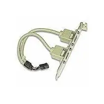 PremiumCord USB vývod z MB na záslepku (2x typ A)
