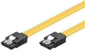 PremiumCord SATA III kabel s kovovou západkou 0.5m