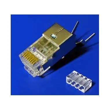 PremiumCord konektor RJ45 Cat6 univerzální, stíněný - 1ks ( na silný vodič )