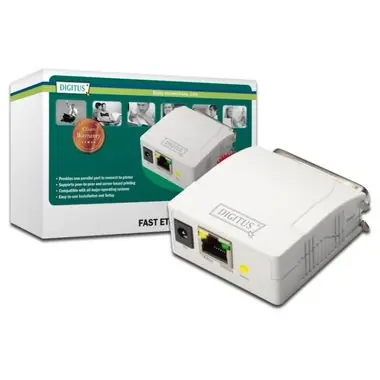 DIGITUS Ethernet print server / 1x paralelní port